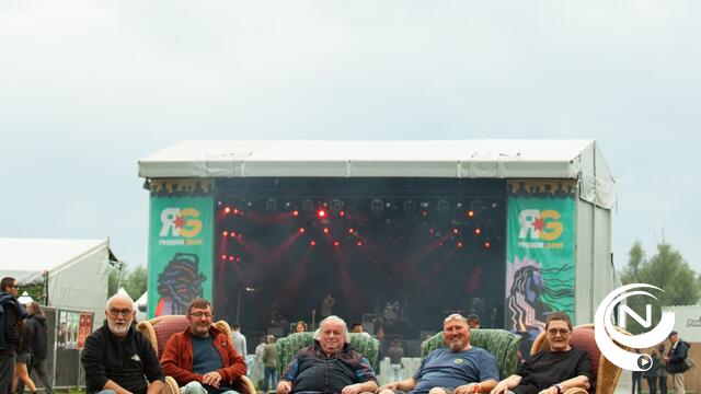 Kris, Theo, Dimp, Johan en Jef :  dé 5 stichtingsleden van Reggae Geel