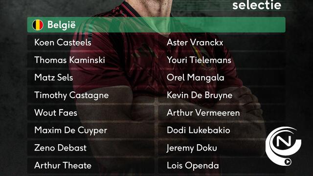 Mét Maxim De Cuyper en Axel Witsel: Domenico Tedesco selecteert deze 25 Rode Duivels voor het EK