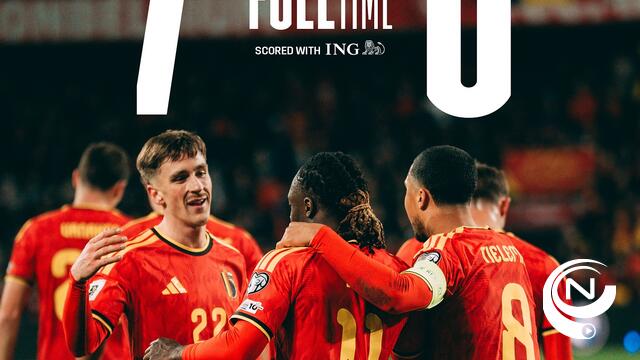 Rode Duivels plaatsen zich voor WK na feestavond met 7 goals tegen Liechtenstein
