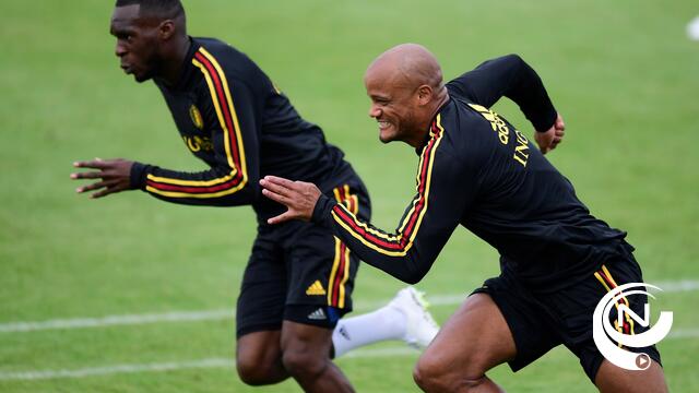 Kompany verschijnt voor het eerst op oefenveld