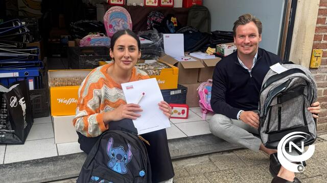 Ronde Tafel 77 Herentals schenkt 117 gevulde boekentassen aan kinderen uit kwetsbare gezinnen