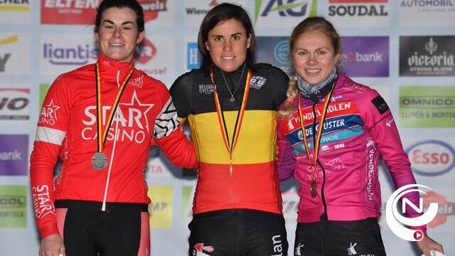 Sanne Cant pakt 13e Belgische titel op een rij 