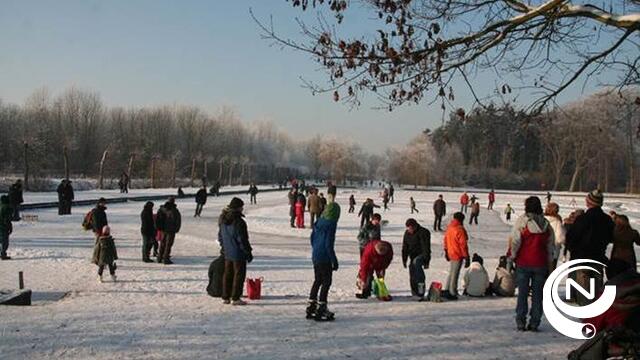 Zaterdag: helaas geen schaatsdag want natuurijs is niet dik genoeg om veilig te schaatsen