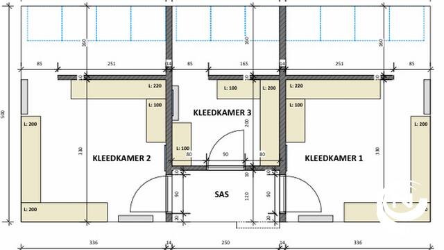  Uitbreiding kleedkamers KSKS Herentals