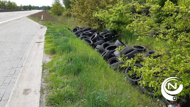 Banden gestort langs Zuiderring in Rauw : oproep politie