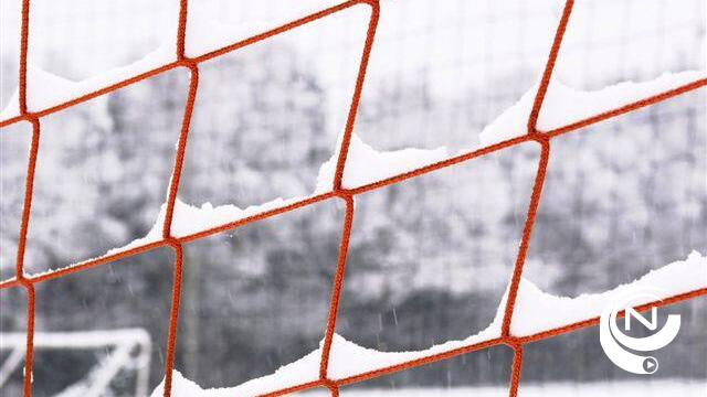 Afgelastingen in het provinciaal voetbal
