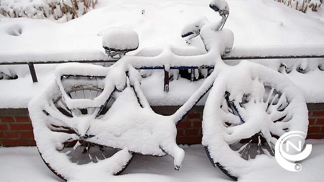 Sneeuw op komst in de Kempen 
