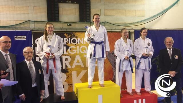 Sofie De Vos Belgisch kampioene karate