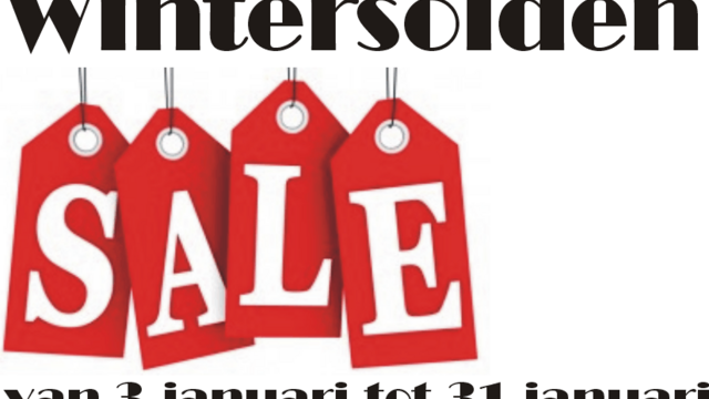 Laatste keer wintersolden oude stijl start op 3 januari 