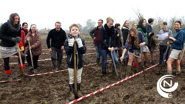 1.600 bomen aangeplant voor speelbos in Houtvenne 