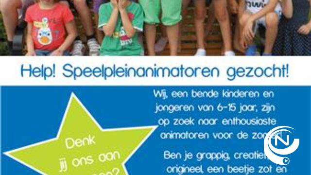Speelplein-animatoren gezocht !