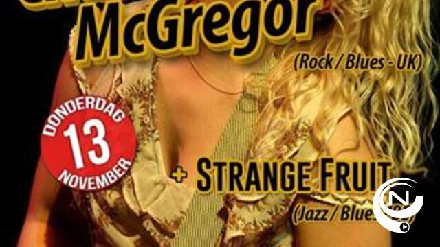 Chantal Mc Gregor en Strange Fruit in zaal Edma Vorselaar 