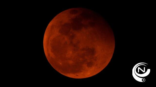 Supermaan-eclips zondagnacht goed te zien