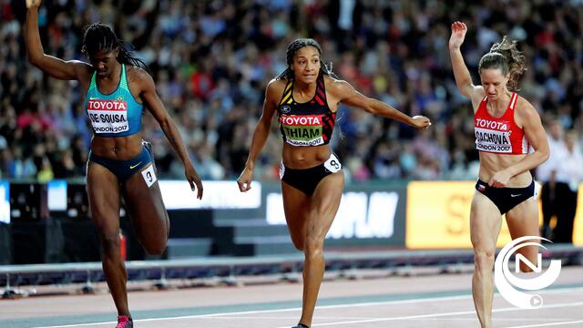 WK Londen : Thiam staat 2e na de 200 meter