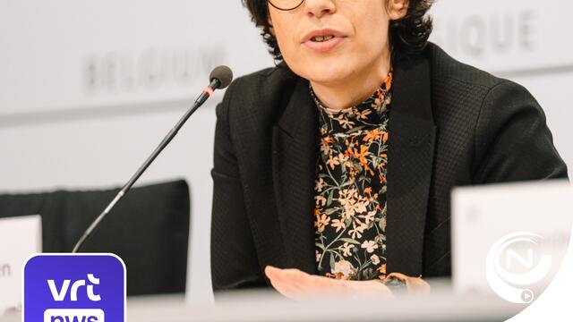 Energieminister Tinne Van der Straeten: "Overwinstbijdrage levert dit voorjaar 434,5 miljoen euro op"