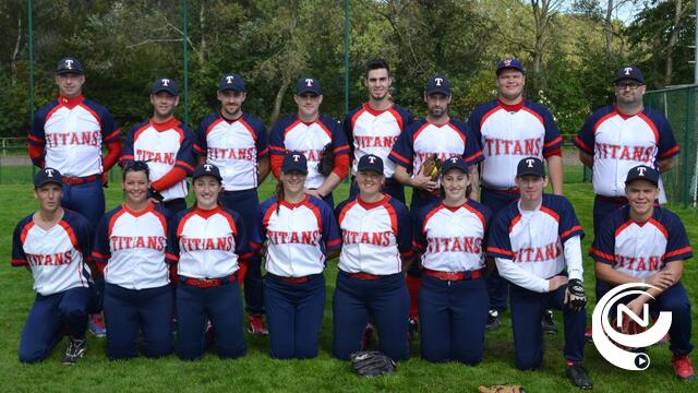 Herentalse Titans Belgisch kampioen slowpitch