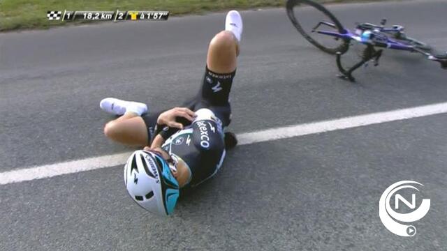 Tom Boonen valt zwaar in Parijs-Nice en mist voorjaarsklassiekers