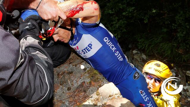 Gilbert tuimelt ravijn in, steekt duim op en rijdt voort - extra foto's