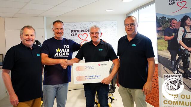 Adem2020 vzw schenkt €7.000 voor jeugdkampen van To Walk Again vzw