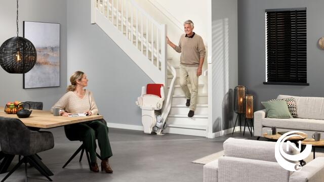 Zelfstandig thuiswonen met behulp van een traplift