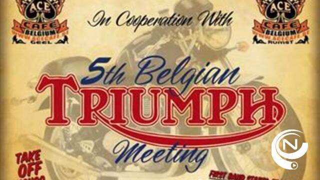 Zaterdag Triumphmeeting in Geels Ace Café