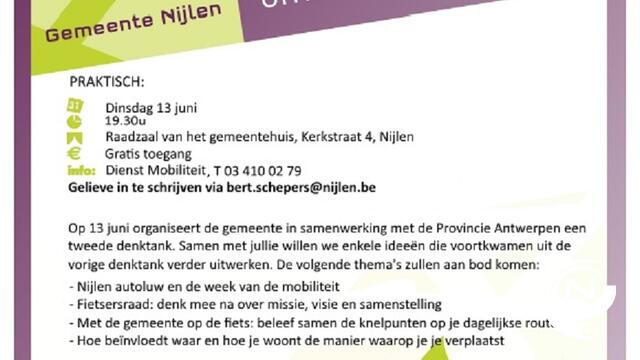 Nijlense burgers zijn aan 2e denktank toe 