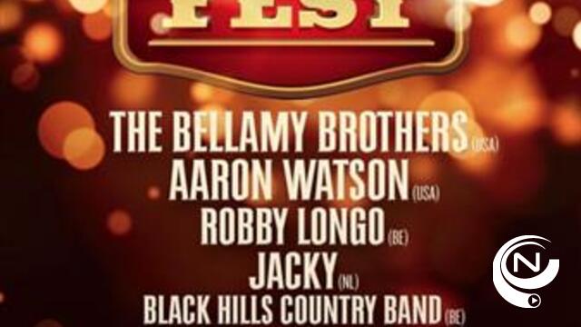 Eerste indoor countryfest(ival) op 1/11 in Lotto Arena Antwerpen