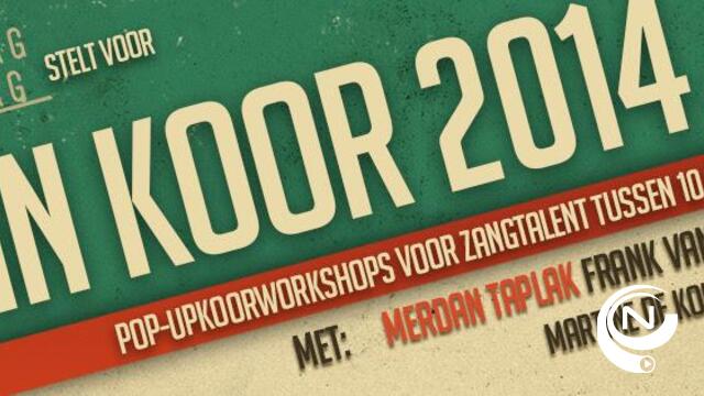 Frank Vander linden, Merdan Taplak, Martine de Kok & Too Tangled zoeken zangers voor twee unieke pop-upkoorconcerten
