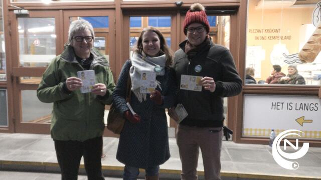 Groen Herentals bedankt pendelaars op ‘Valentrein’