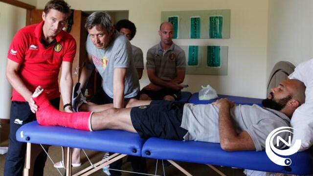 Vanden Borre out met barst in kuitbeen 