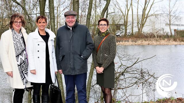 Marianne Verhaert bij opening opgeknapt ven Bannerlaan : 'Groen maakt mensen gezonder'