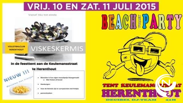Viskenskermis en Beach Party bij VC Herenthout