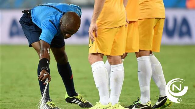 KBVB : vanishing spray en mutsen op Belgische voetbalvelden