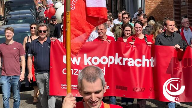 Vooruit Kempen viert 1-mei feest in Herentals - Jan Bertels : "Betere zorg en pensioenen centraal"