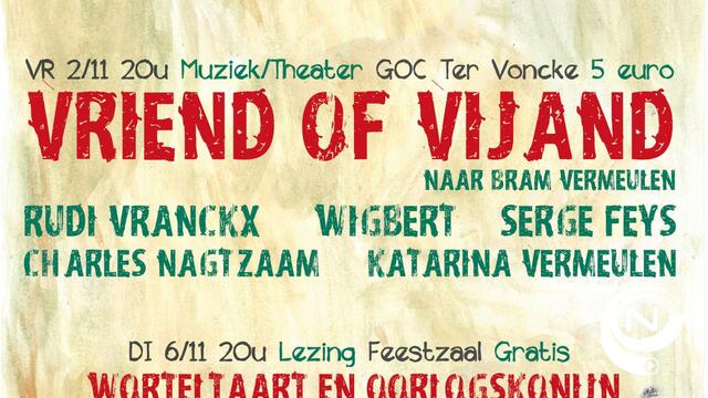 Herdenking 100 jaar einde WOI | Programma