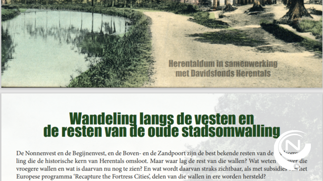 Herentaldum - unieke vestenwandeling met gids Jan Peelaerts