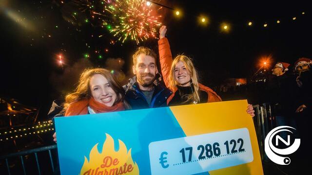 De Warmste Week brengt nieuw recordbedrag van €17.286.122 op