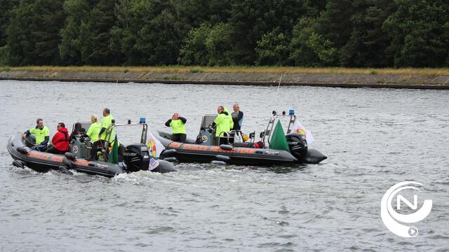Finales BK waterski op Albertkanaal in Olen 