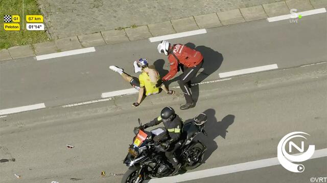 Wout van Aert is met succes geopereerd in AZ Herentals na zware val: "Onduidelijk wanneer hij weer zal kunnen fietsen"