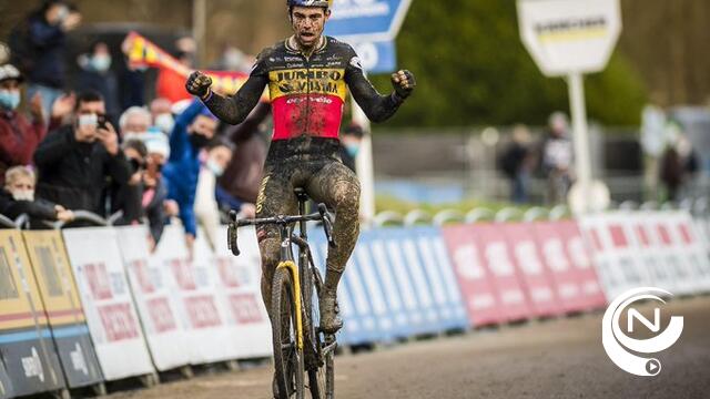 Valpartij, schoenproblemen en felle Pidcock houden Van Aert niet van 7 op een rij 