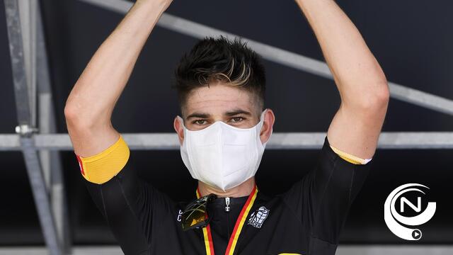 Wout van Aert vliegt naar nieuwe Belgische tijdrittitel in Koksijde 