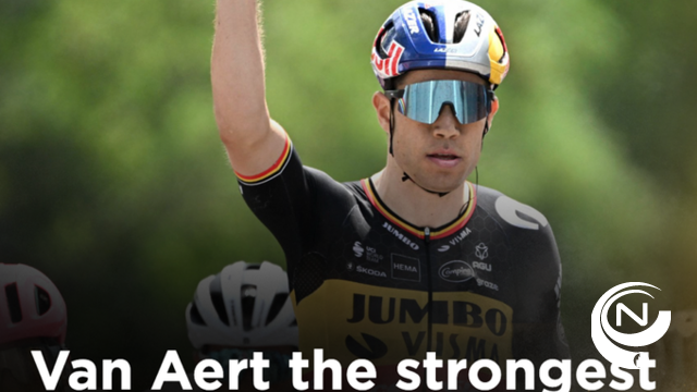 Wout van Aert slaat meteen toe in openingsrit Critérium du Dauphiné 