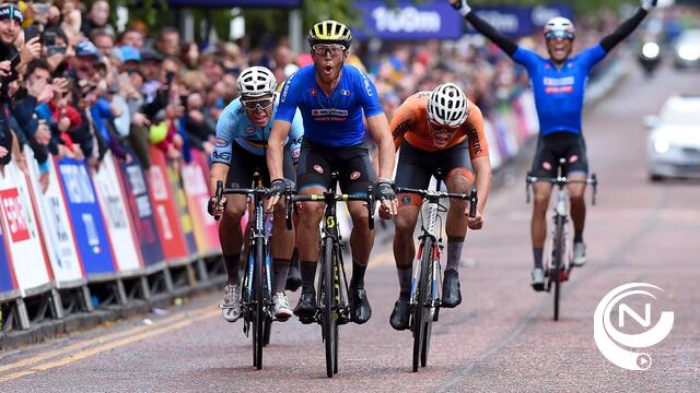 Wout van Aert pakt brons op EK Glasgow