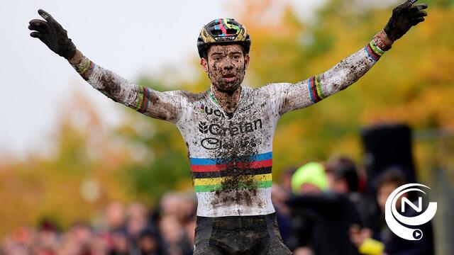 Wout van Aert wint, pech nekt Van der Poel 