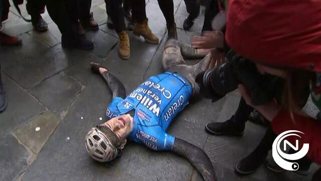Wout van Aert 3e op Strade Bianche ! - hallucinante beelden
