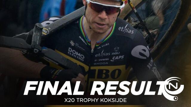 Wout van Aert vliegt weg van Van der Poel en deelt uppercut uit in Koksijde 