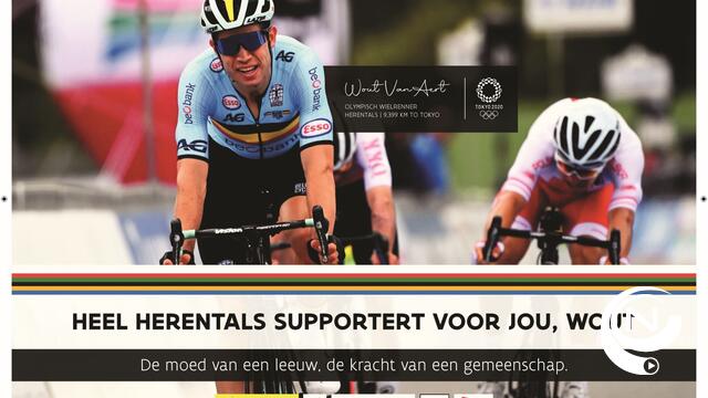 'Herentals, én Lille supporteren voor Wout van Aert'