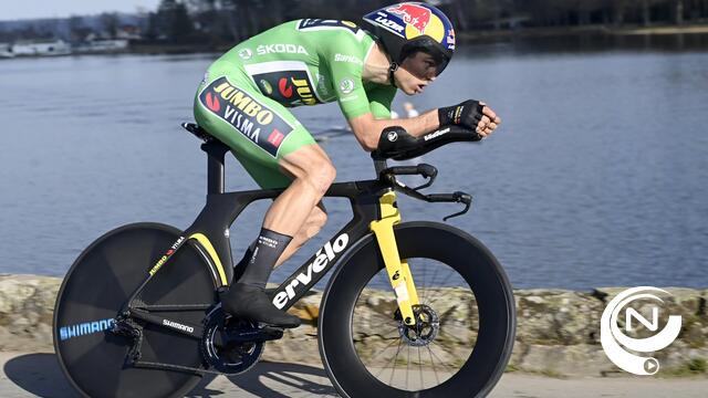 Wout van Aert imponeert in tijdrit Parijs-Nice, nieuwe 1-2-3 voor Jumbo-Visma 