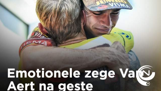 Wout van Aert weer de beste in slottijdrit, Vingegaard zet zijn gele trui in de lak met 2e plaats