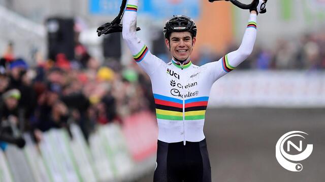 Wout van Aert demonstreert 